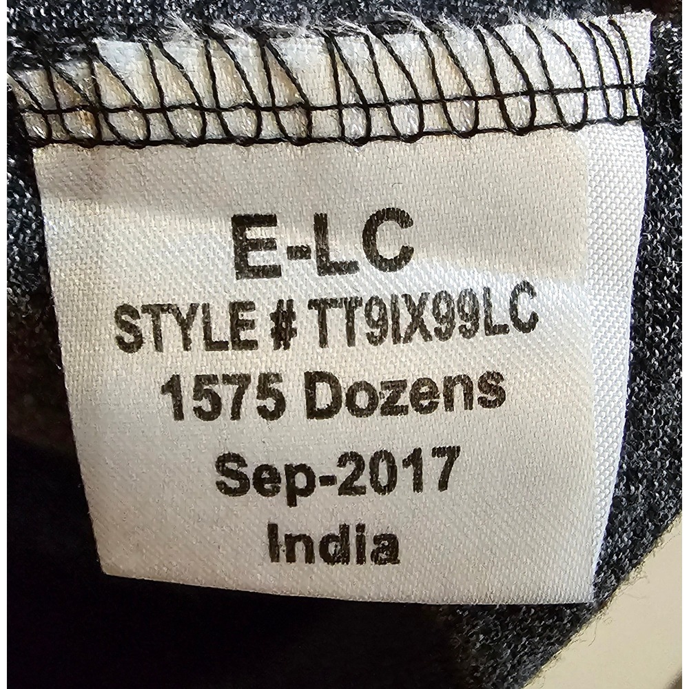 Lions Crest English Laundry‎ Mens Gray V-Neck T-Shirt Epaulettes TT9IX99LC L - Picture 7 of 7